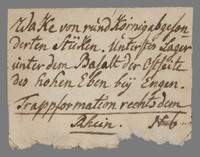 L 01433
<br/>
Label met opschrift
<br/>
<em>Escher von der Linth, Johannes Conrad (1767-1823)</em>